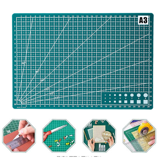 High-quality A3 rotary cutting mat, perfect for sewing and crafts, made of durable PP material.