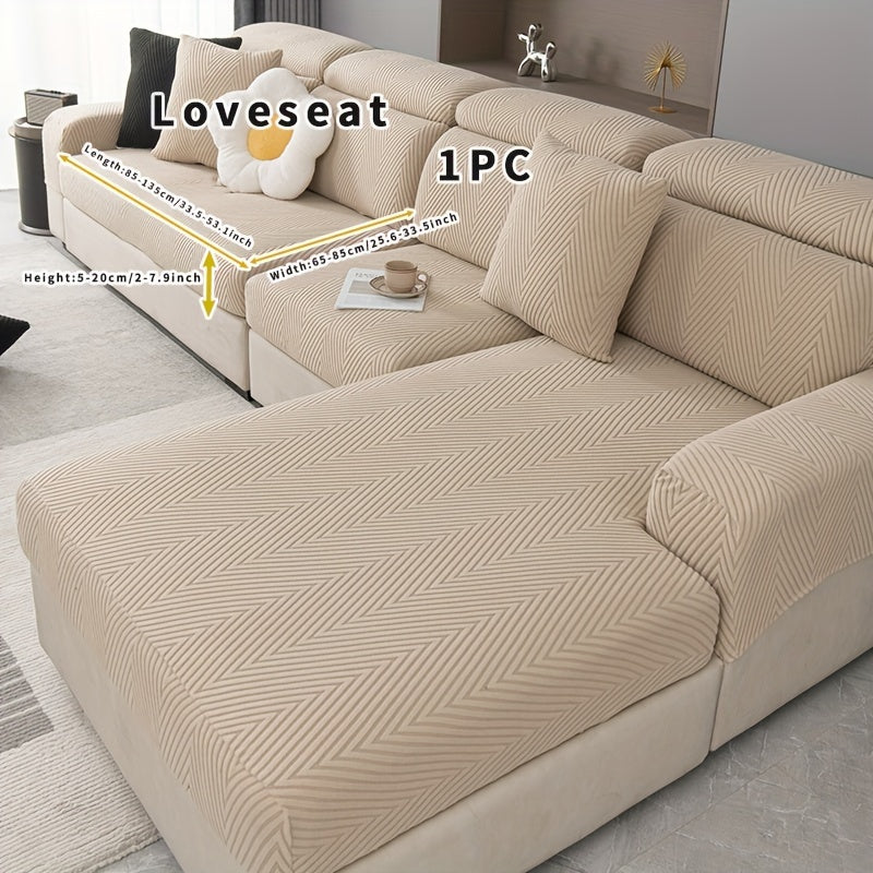 Nordic Elastic Sofa Cover for All Seasons, Pet Scratch Protection.