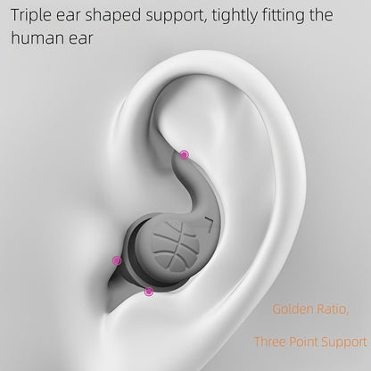 1 pair of Sleep Three-layer Earplugs for strong noise prevention and better sleep