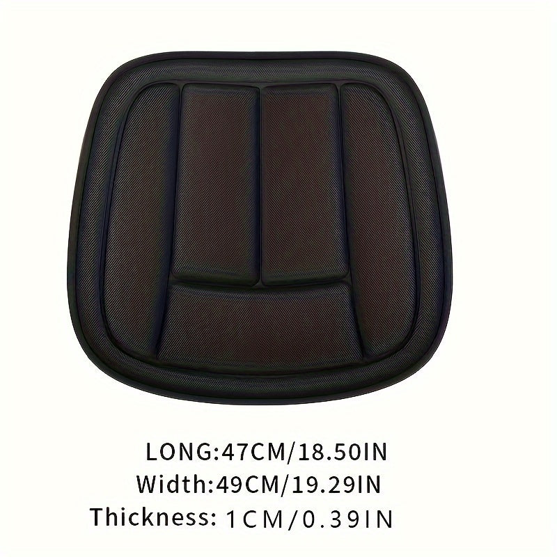 Universal breathable car seat cushion for all seasons, single anti-skid cover