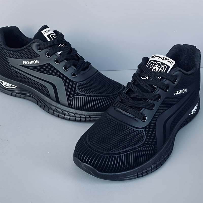 Men's Striped Running Shoes for Outdoor Activities