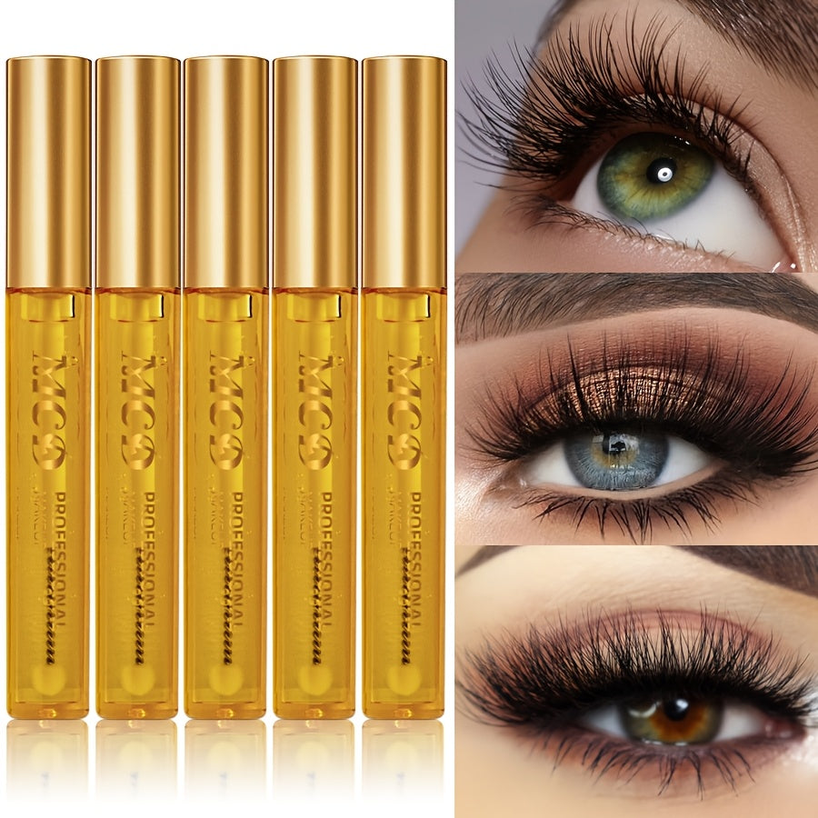 5pcs Eyelash serum, nourishes and enhances eyelashes, for lively eyes.