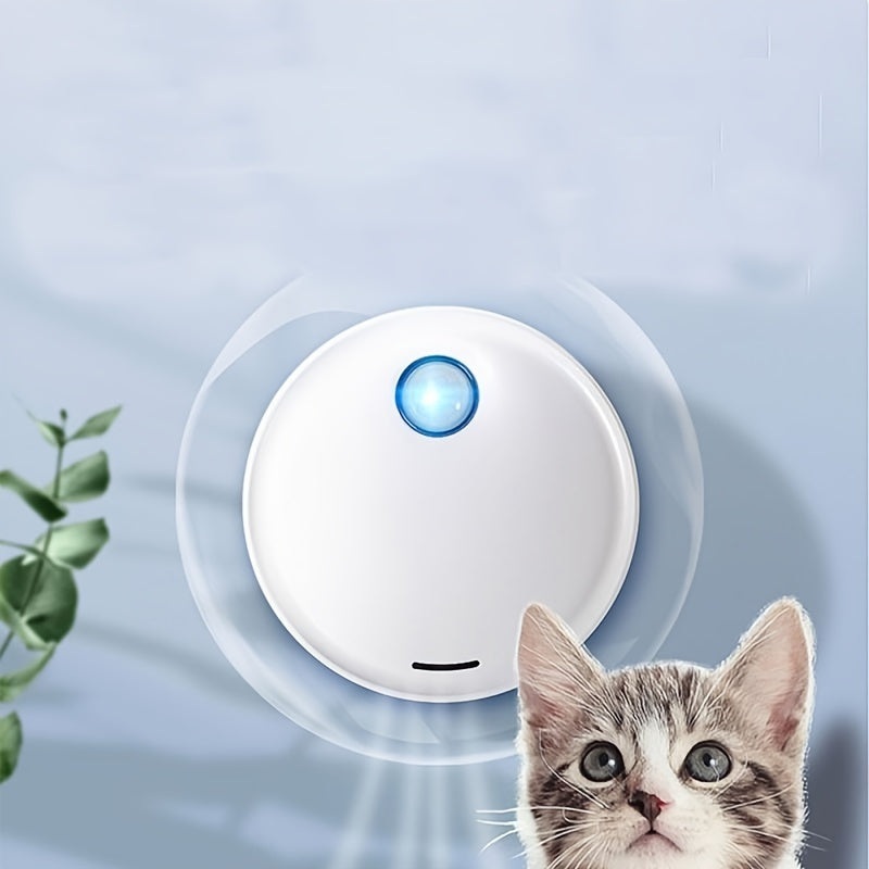 Cat Odor Purifier for Automatic Litter Boxes: Smart device with 24-hour monitoring, pet-friendly, intelligent sensor light, and continuous odor removal for dog and cat toilets.