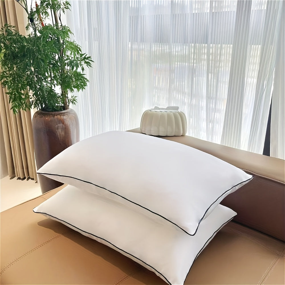 Medium firmness premium white pillow core designed for adults, made of polyester material. Perfect for maternity and postpartum recovery.