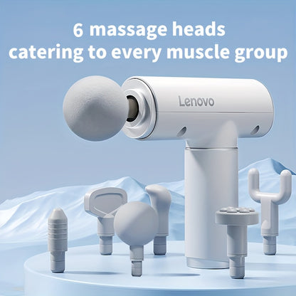 Electric handheld massage gun with 6 heads for athletes, Father's Day gift