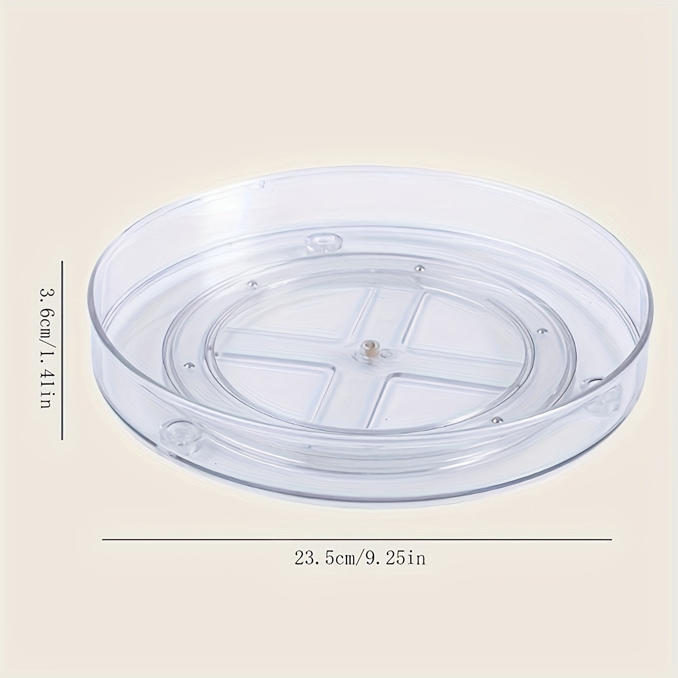 1. Clear Plastic Rotating Cosmetic Storage Organizer Tray - Ideal for Skincare Products, Perfumes, and Spices
2. Non-Electric Rotatable Spice Rack - Versatile and Multipurpose for Kitchen, Bathroom, and Office Desk
3. Organize your cosmetics, skincare