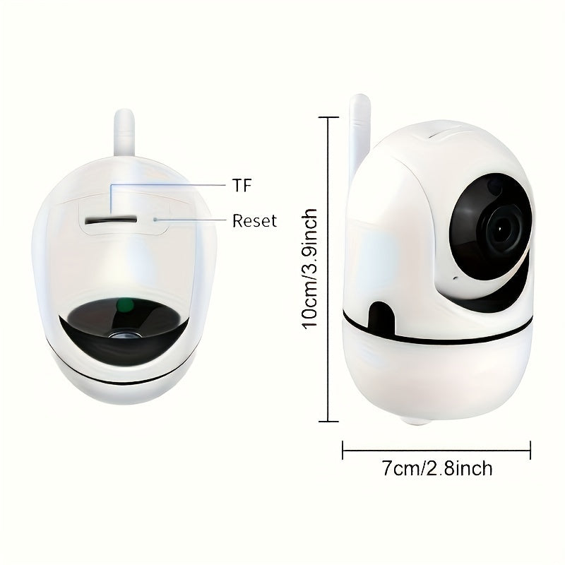 1 piece of Security Camera with 2.4G Wifi, 1080P resolution, designed for indoor use to ensure Home Safety. This Surveillance Camera features Motion Detection, Two-Way Talk, Night Vision, and serves as a Monitor Camera for Family Safety.