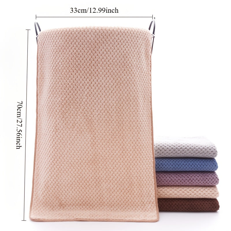 Soft, absorbent towels for various uses including cleaning and washing. Ideal for both men and women at home.