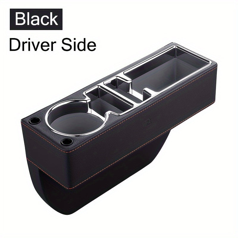 Car Interior Accessories: Universal Auto Console Side Pocket Seat Storage Box - 1pc Car Seat Organizer