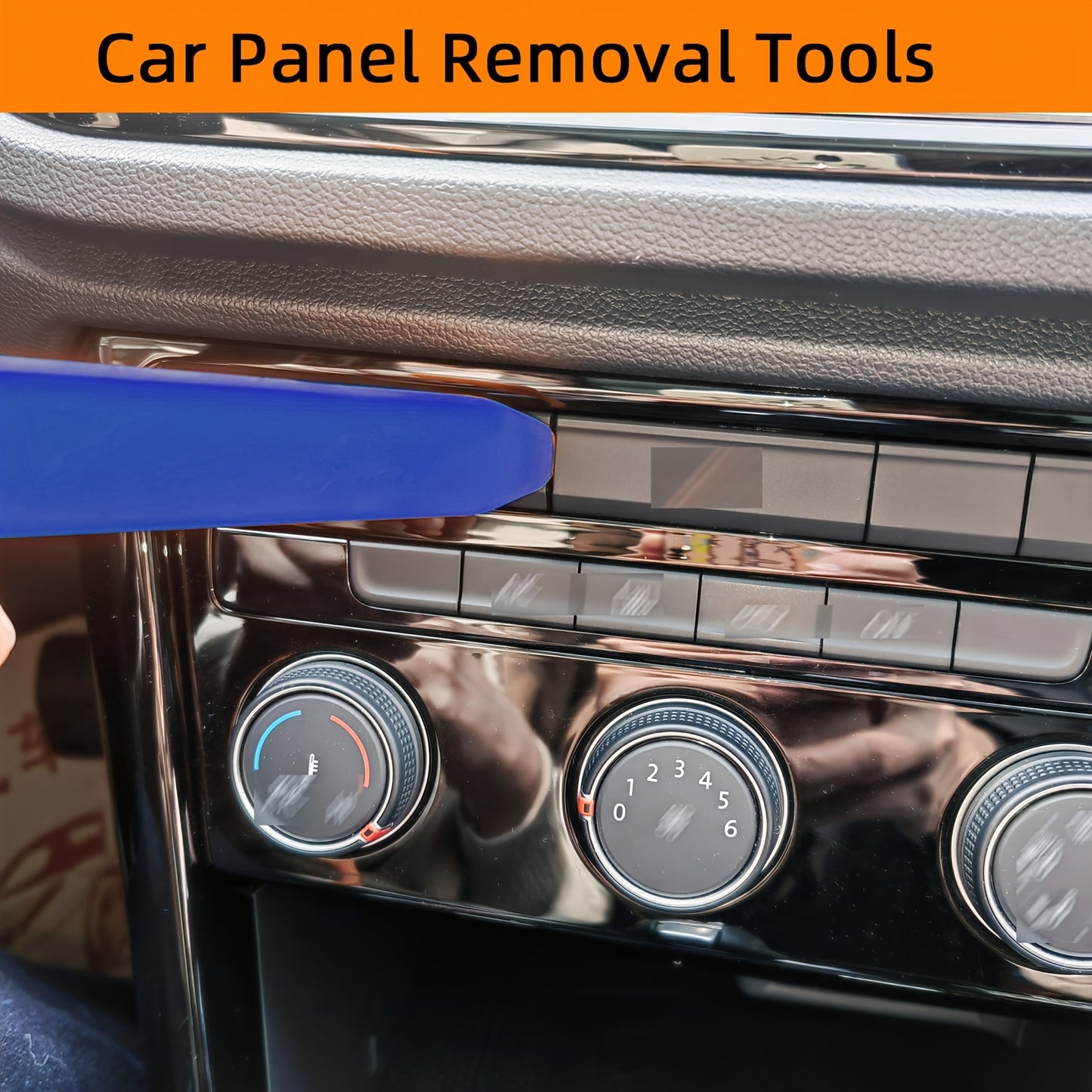 Car Interior Removal Tool Kit for removing door cleats and audio dashboard.