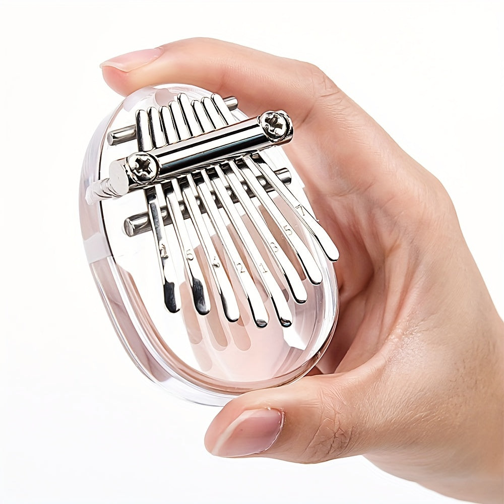 8 Keys Mini Kalimba Thumb Piano - Ideal Gift for Beginners and Music Lovers, Perfect for Eid Al-Adha Celebrations