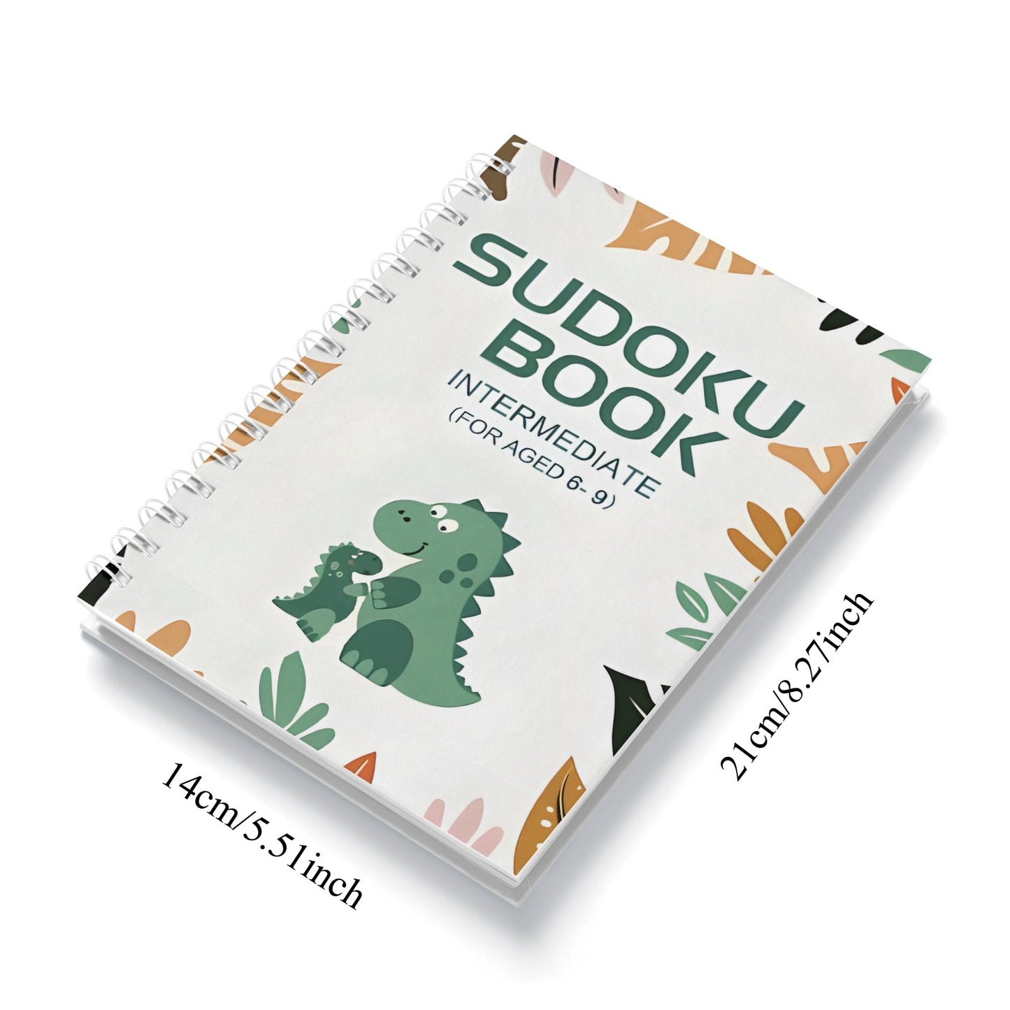 Sudoku book for ages 6-9, intermediate level brain teasers in English by Zhidian International (USA) LLC, 2024 edition