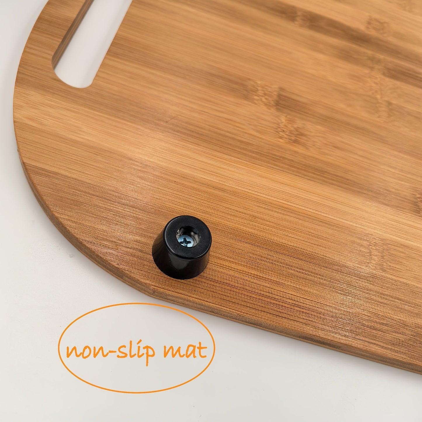 Non-Slip Bamboo Cutting Board Mat for TM5/6 - A Safe and Stylish Addition to Your Kitchen and Dining Room, Perfect for Food Preparation