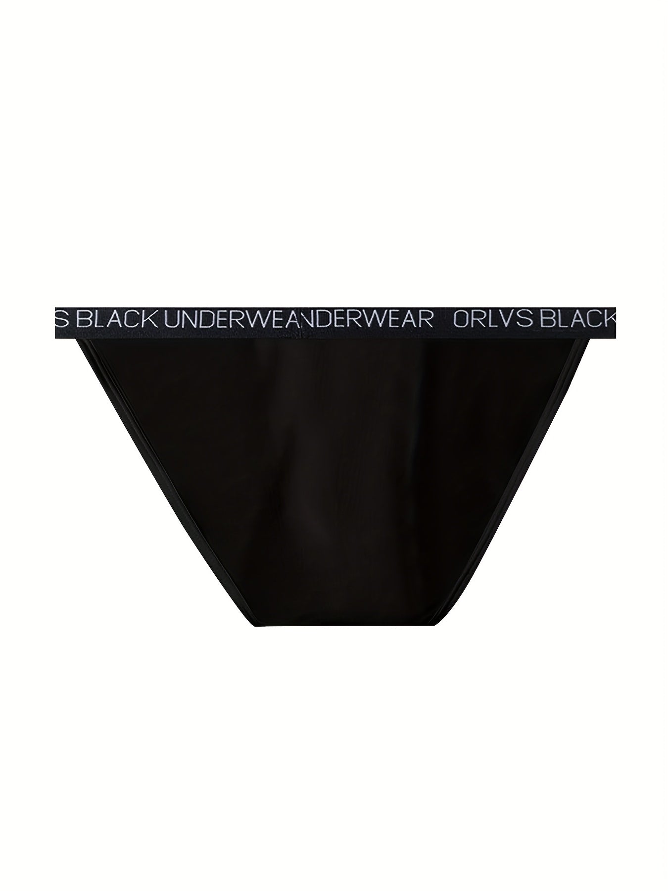 High-rise men's underwear with no side seams and U-shaped design.