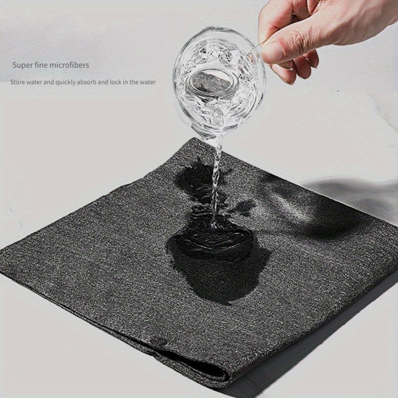 Magic Cloth: 4/6/8/10/15 Pieces, Thickened Cleaning Towel for Special Glass and Mirrors. Traceless, Waterless, No Hair Loss. Absorbent and Ideal for Kitchen and Home Use.