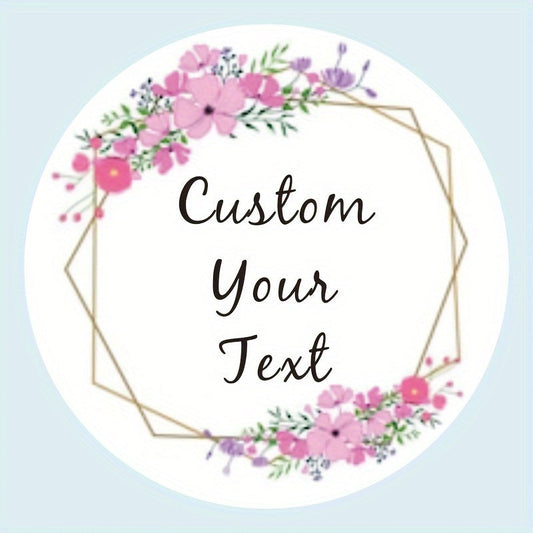 Personalized Wedding Tags, Baptism, and Birthday Sealing Stickers for Grassland Wedding Party Decorations