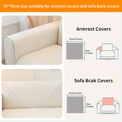 Waterproof sofa cover with non-slip design and pet-friendly material, suitable for all seasons and living room decor.