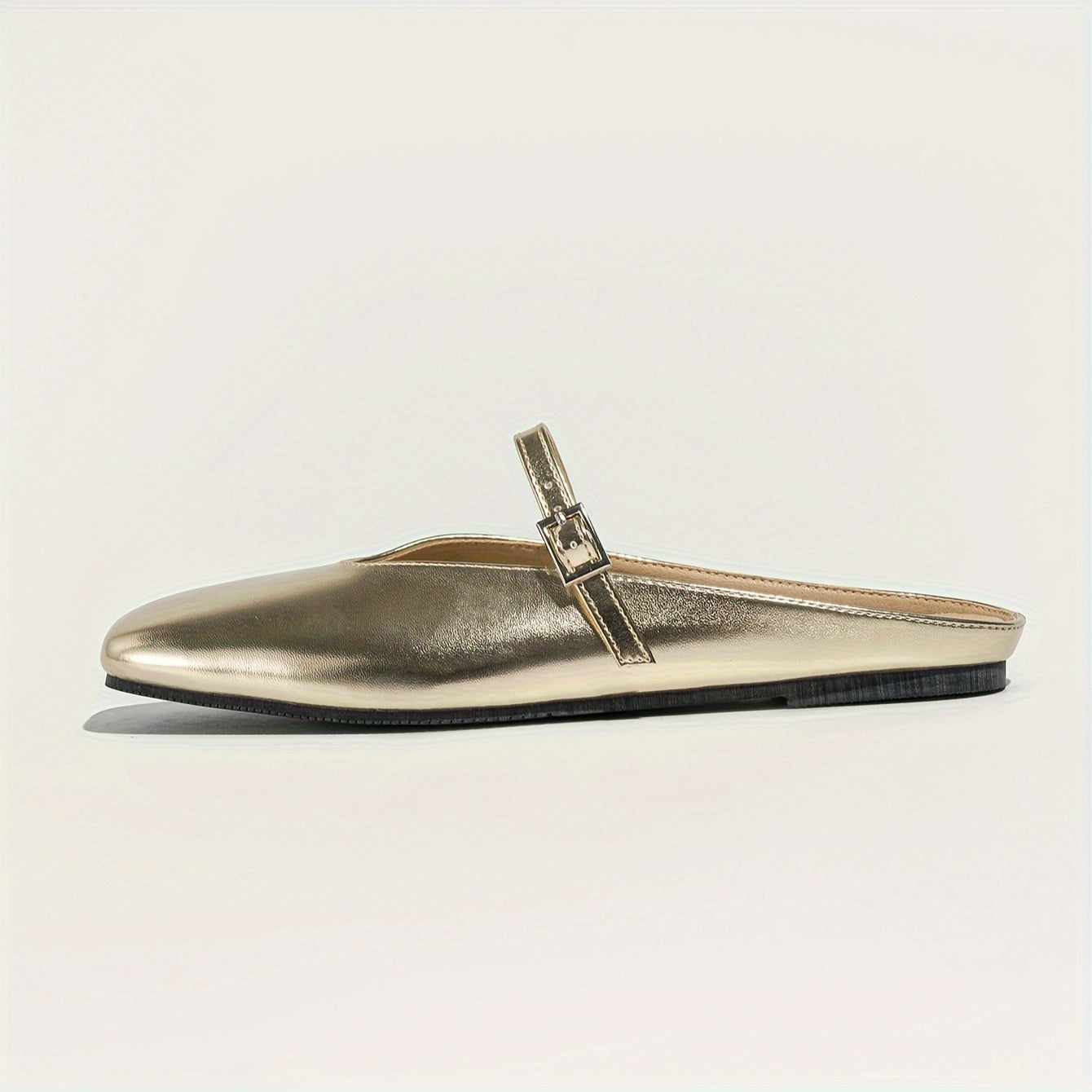 New silvery mule shoes for women, perfect for summer 2024 with soft soles.