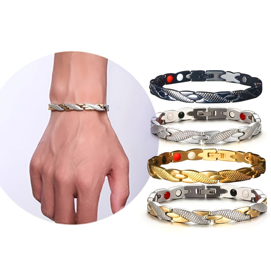 Titanium Steel Water Drop Bracelet: Stylish gift for all occasions for men and women.