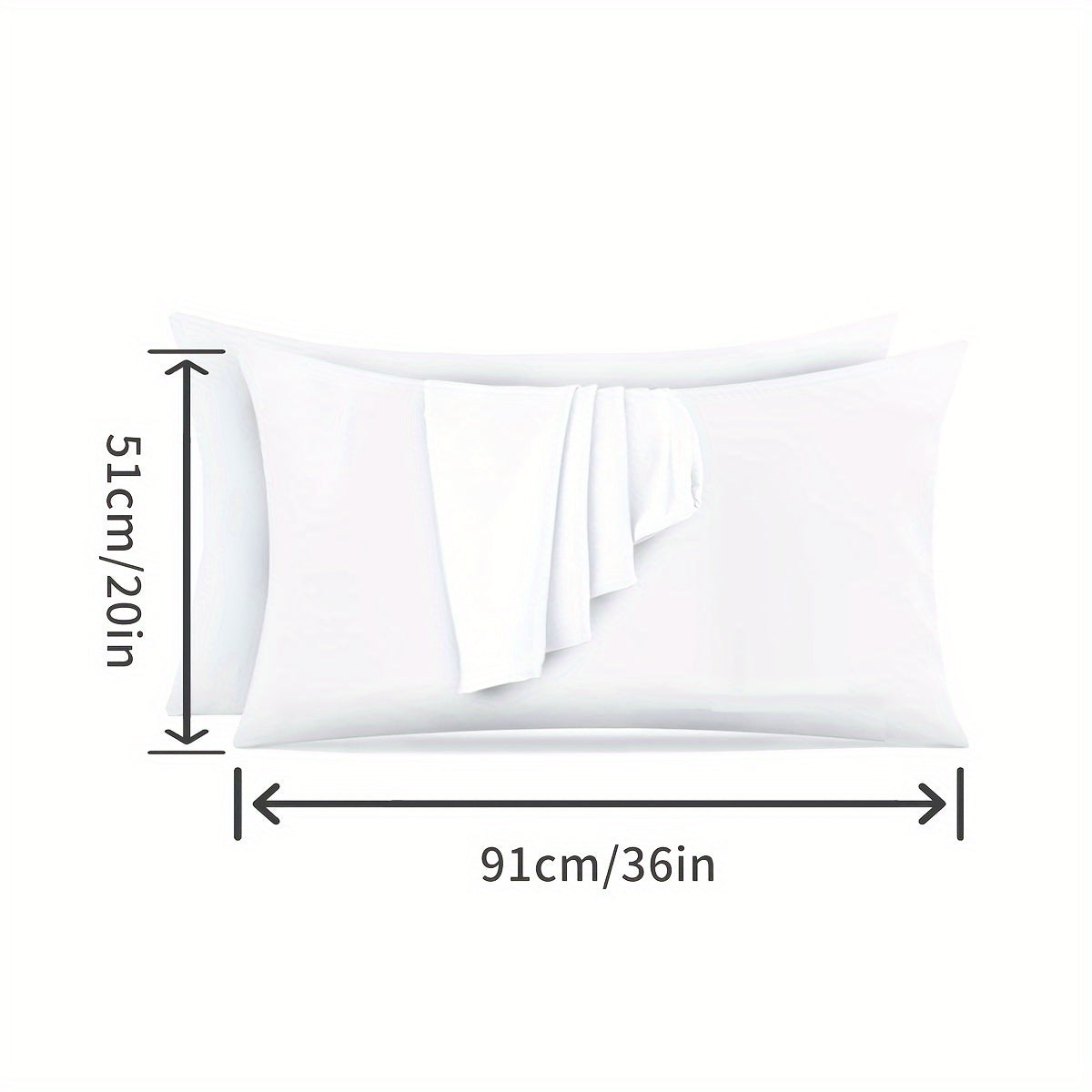 This pillow protector cover is made of 100% polyester knitted fabric that is waterproof and ultra-soft. The thick white pillowcase is breathable and machine washable with a zipper closure. It is water-resistant and features active printing, weighing 110g