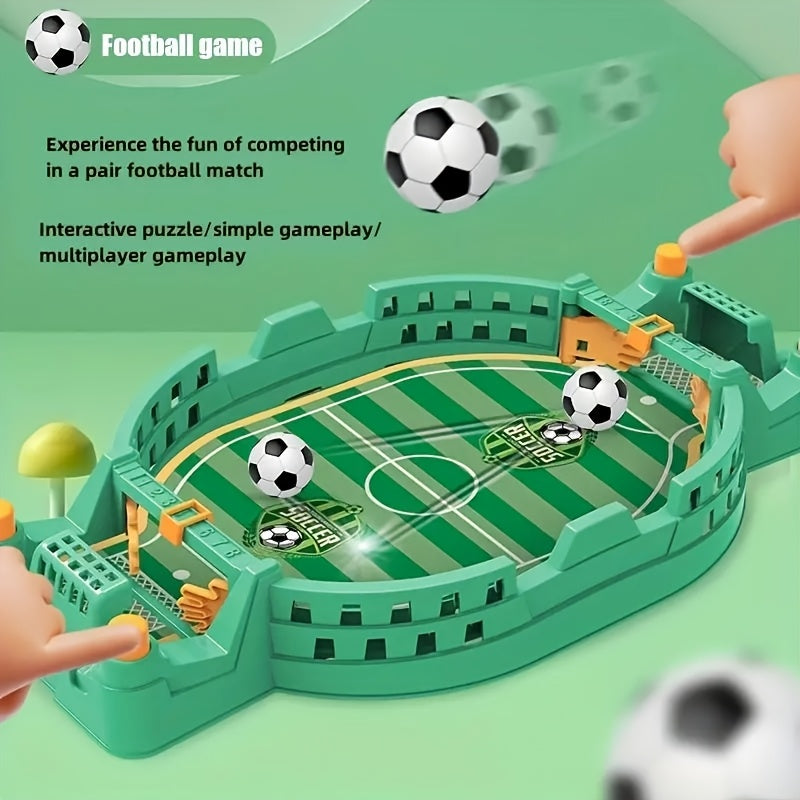 Interactive parent-child puzzle play with this durable plastic 2 Kids Tabletop Football game. Battery-free and uncharged, this educational family game is perfect for ages 3-6 and makes a great gift for Halloween, Christmas, or Thanksgiving.