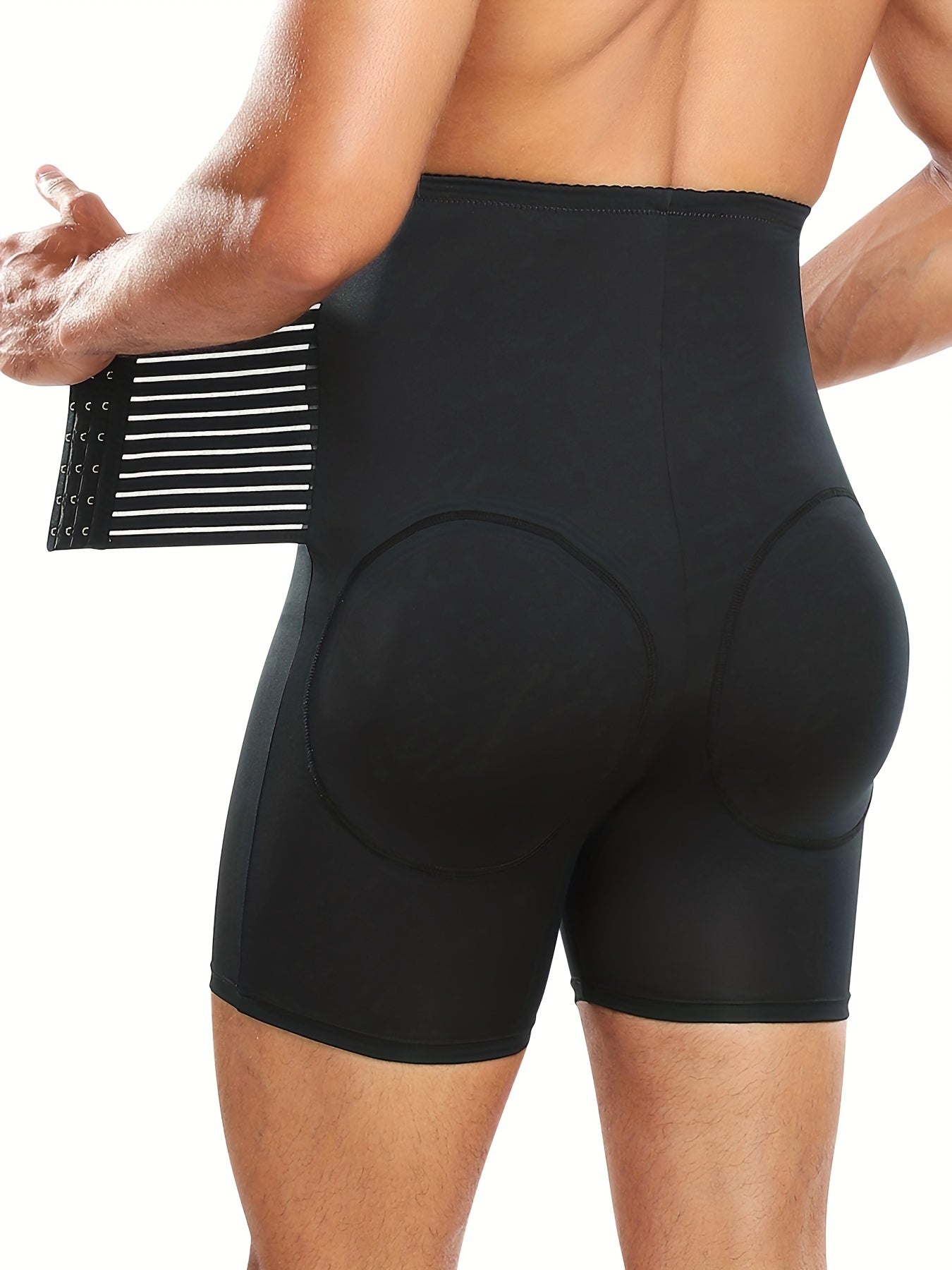 Men's Breathable Shaping Pants with Waist and Butt Lifting Technology