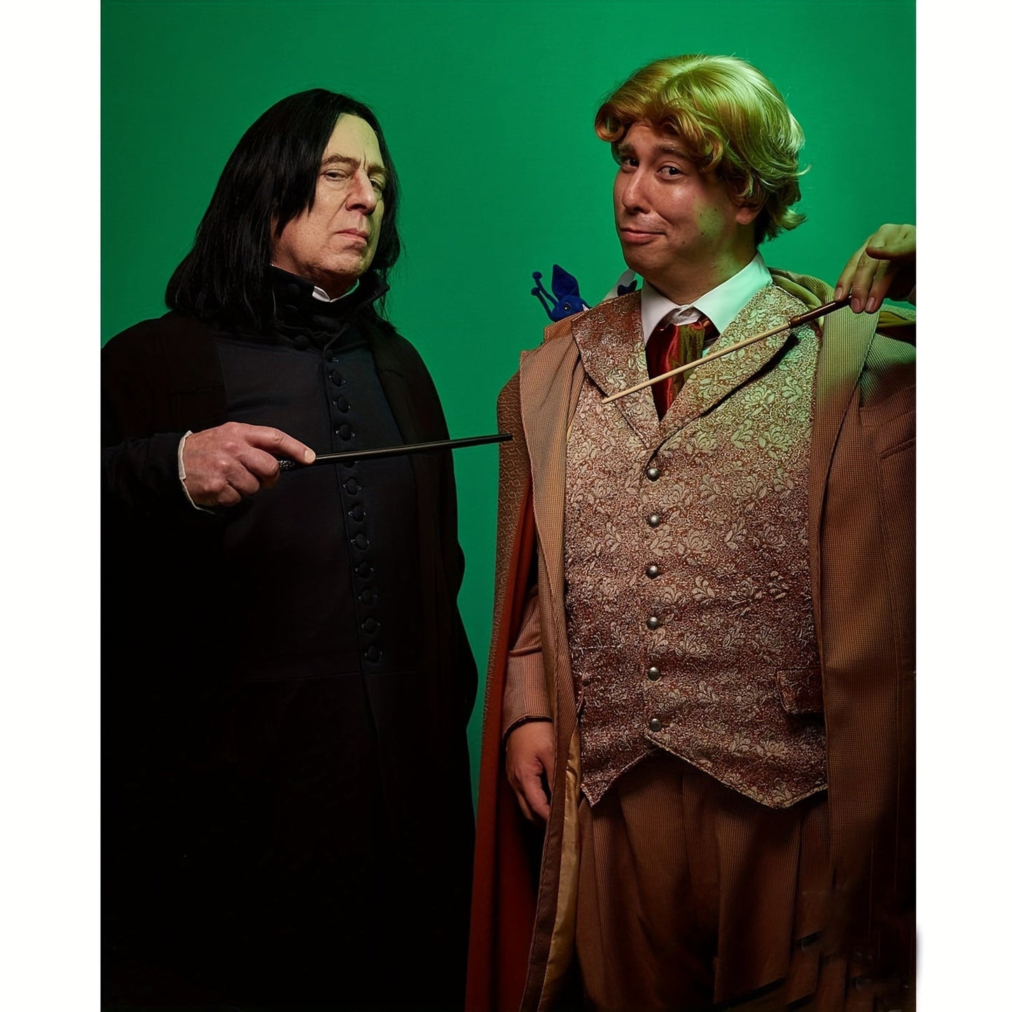 The Hair Professor presents the Severus Snape Costume Wig, a short, straight men's wig inspired by the character of Vincent V. Perfect for adults.