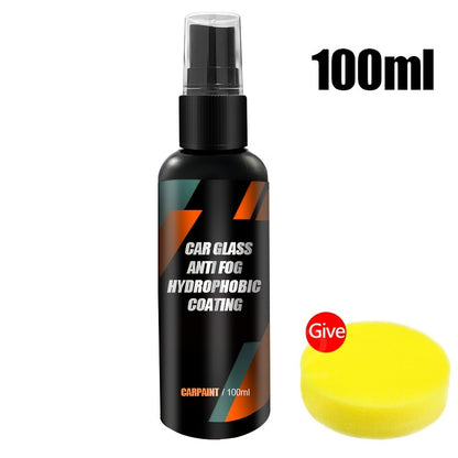 Polishing Abrasive Water Repellent Spray for Car Glass with Hydrophobic Anti-Rain Coating