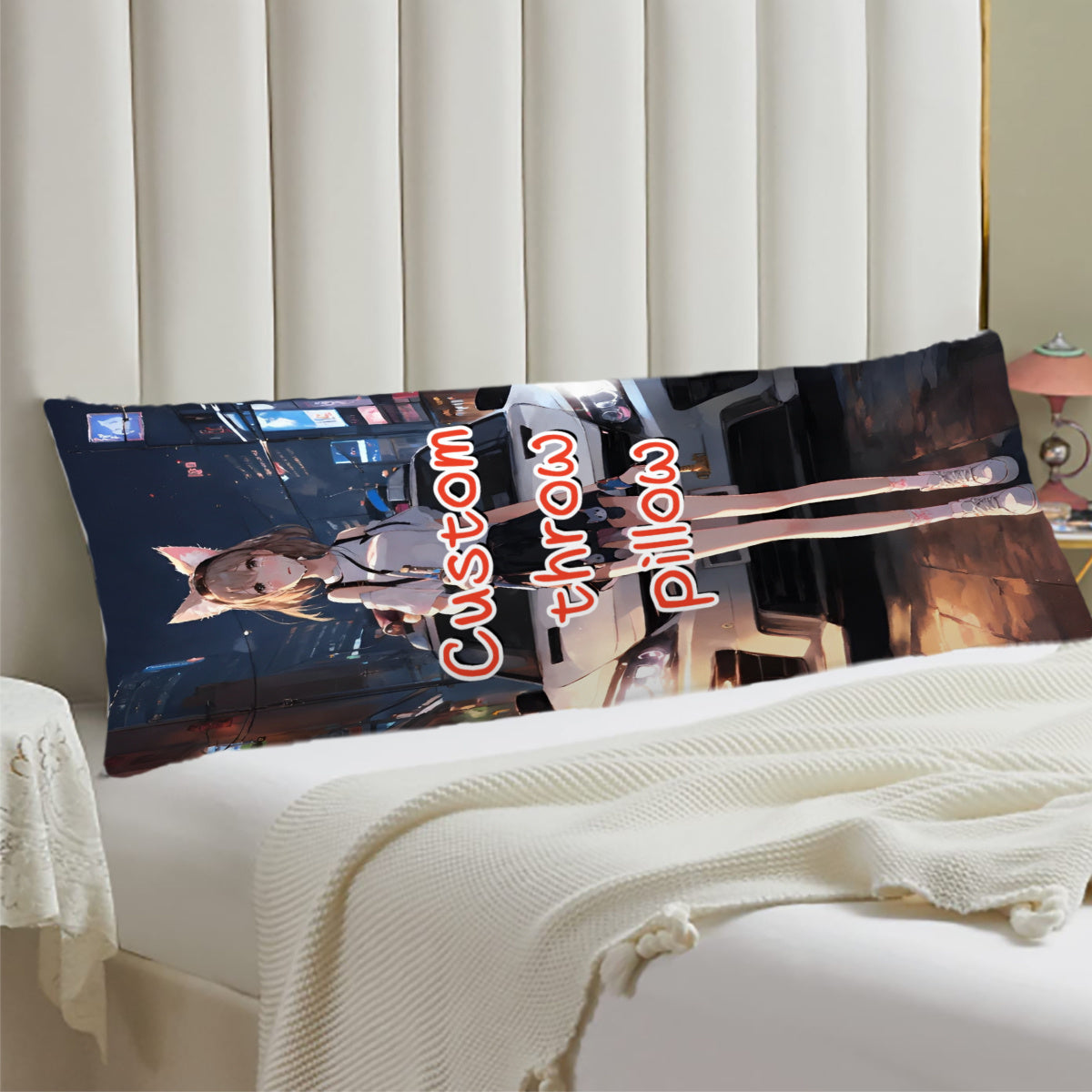 Upgrade your bedroom decor with a personalized long body pillowcase featuring a custom photo design. Made from soft plush fabric, this double-sided pillowcase is the perfect addition for any occasion - whether it's Halloween, Thanksgiving, Christmas