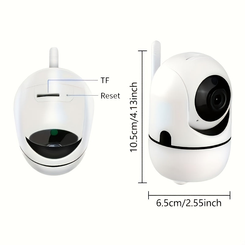 Get the YIIYRY 1080P HD Indoor Smart WiFi Home Camera for seamless monitoring and control. This camera features two-way audio, wall-mountable design, 355° horizontal and 90° vertical rotation, and easy installation. Compatible with smartphones, this