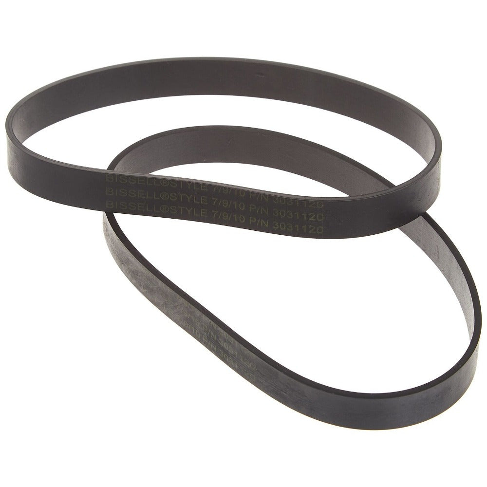 Replace your Bissell vacuum belt with this convenient 2-pack of Style 7/9/10 belts, part number 3031120. Made from high-quality rubber material, these belts are durable, efficient, and easy to install. They are safe, non-toxic, and do not require