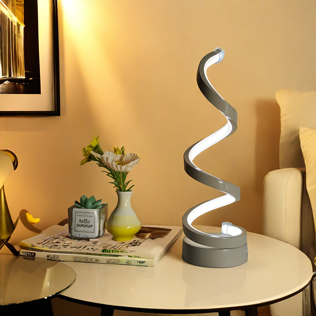 Dimmable LED table lamp with adjustable gooseneck, USB powered, perfect for various rooms - a great gift idea.