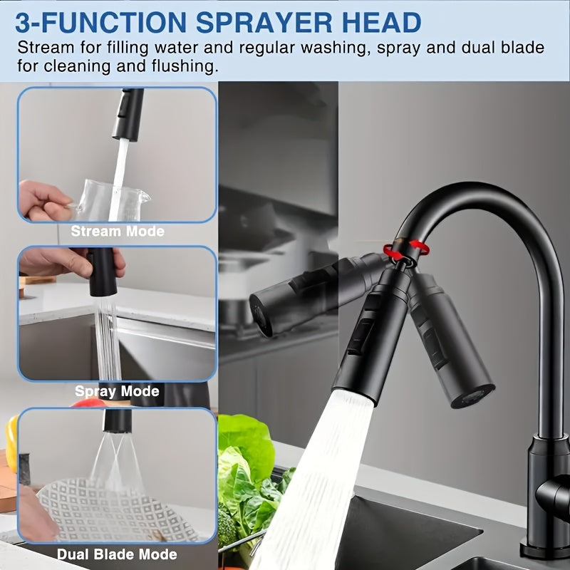 Splash-Proof Faucet Extender with Rotating Spout and Universal Connector: The Ultimate Solution for Preventing Splashing.