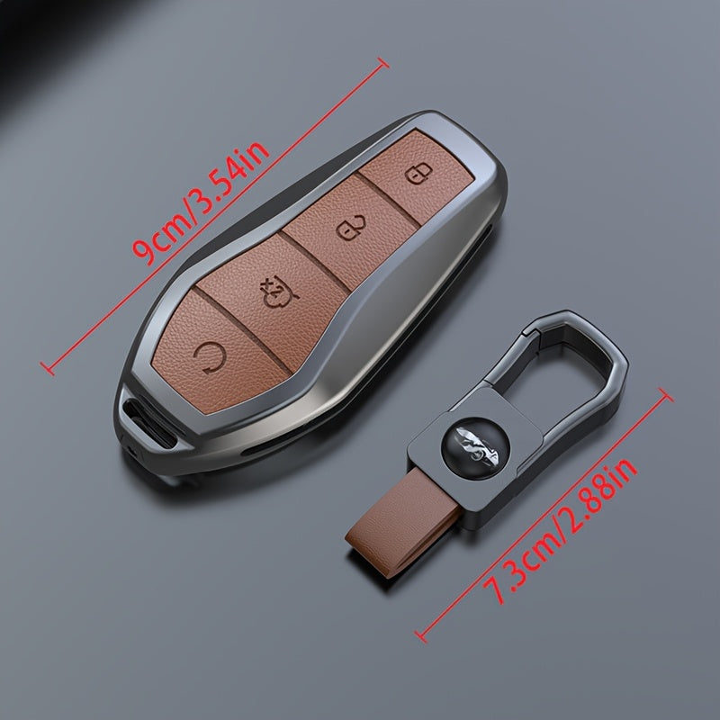 Protective case for BYD Song Plus, Atto 3, Han EV, Tang DM, Qin, Indian Dolphin remote key chain accessories.