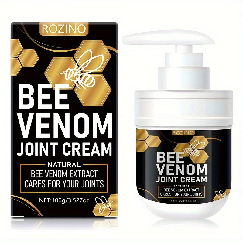 New Bee Venom Cream for Joint Care, specifically designed for back, neck, hands, and feet.