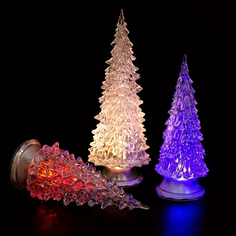 Color-changing tree night light ideal for holiday and Valentine's Day decor.