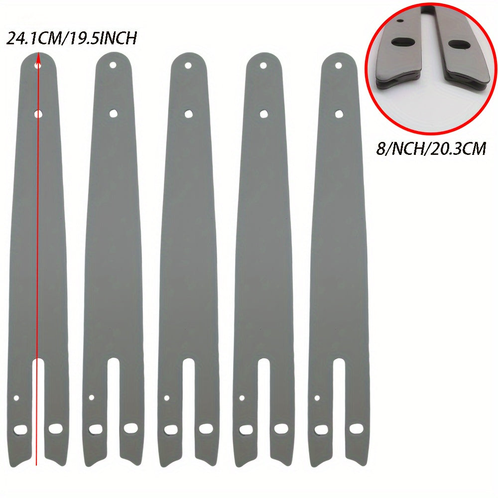 Chainsaw guide bar chain set for mini electric chainsaw, for wood cutting. Includes 4/6/8 inches chains and 1/4''P chain.