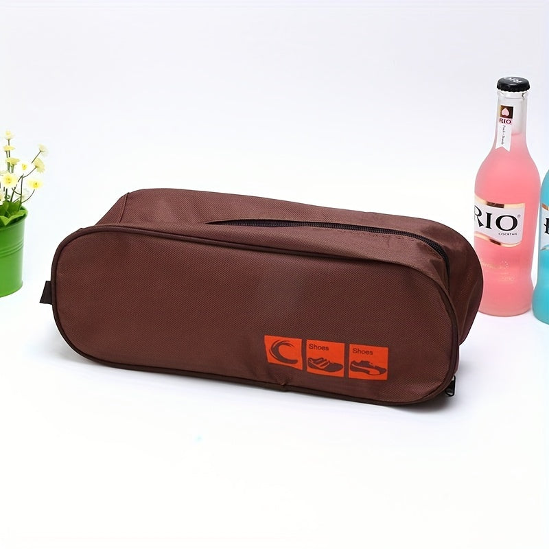 Durable Oxford Fabric shoe bag for travel with breathable design, lightweight for home and outdoor use.