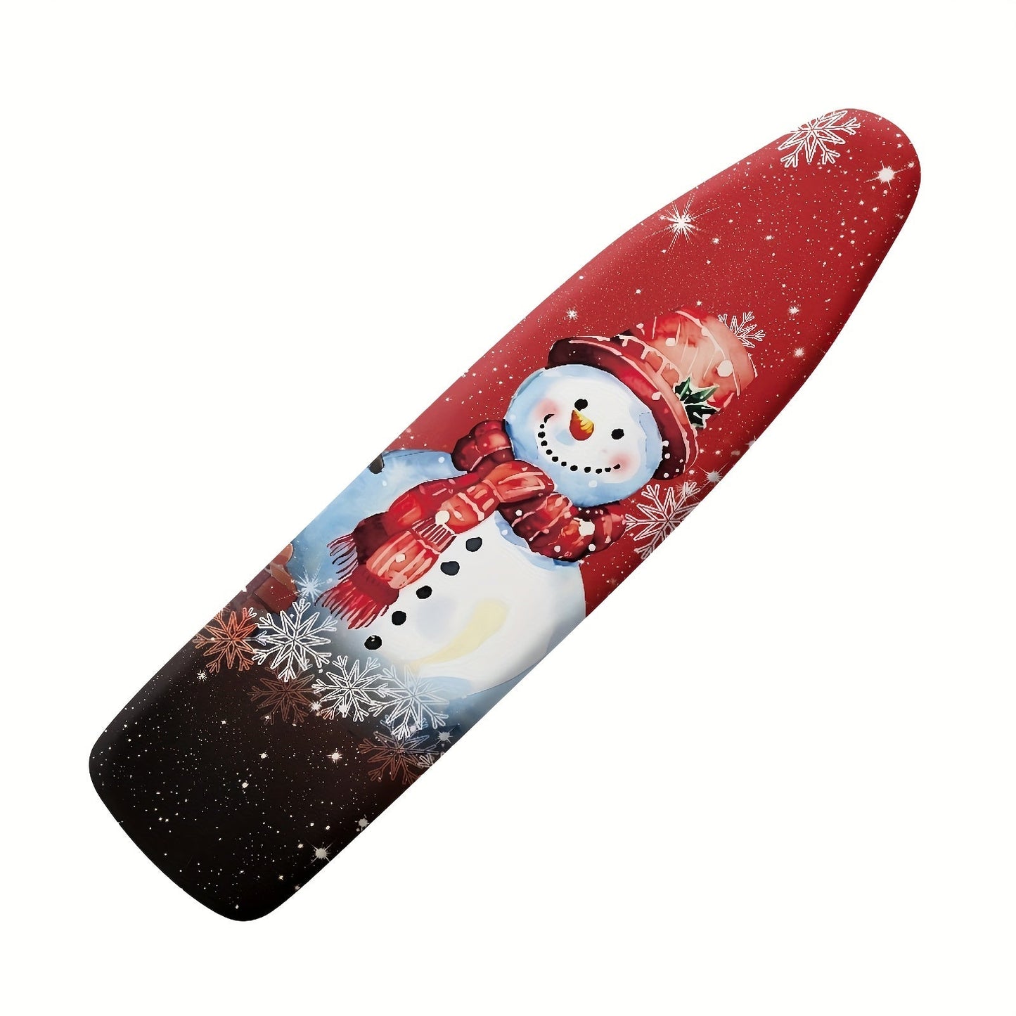 Set the holiday mood in your home with this 1-piece Christmas-themed ironing board cover set. The elastic fabric replacement cover fits standard size ironing boards and features a festive design to bring some cheer to your holiday decorating. Keep your