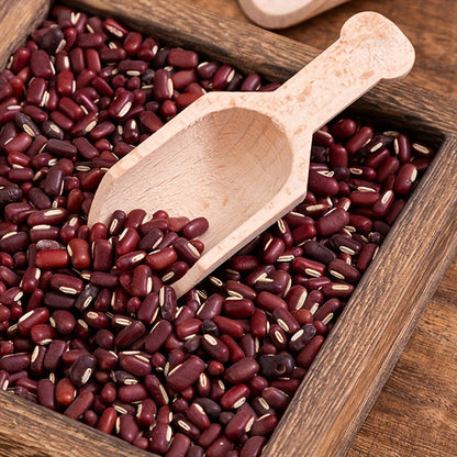 Set of two mini beech wood spoons, perfect for serving salt, tea, or coffee. Each spoon has a capacity of 6.5g/0.229oz. Ideal for gifting on special occasions like Christmas, Halloween, Valentine's Day, Father's Day, or Mother's Day.