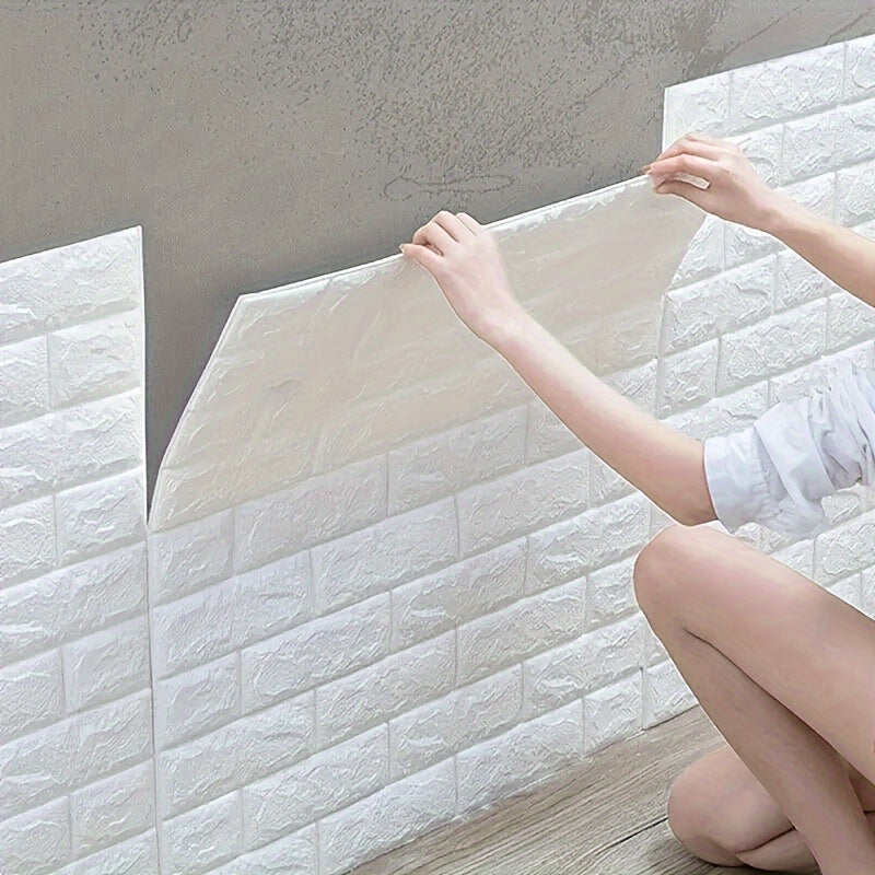 Avoid purchasing excessive quantity of 30pcs 3D Brick Wall Stickers to prevent damage during transportation.