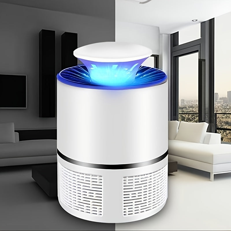 USB-powered mosquito repellent lamp: silent, automatic, indoor/outdoor use with no scent.