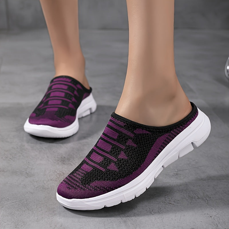 Women's slip-on sneakers with breathable fabric upper, cushioned Phylon sole, round toe, low-profile, lightweight, and suitable for all seasons.