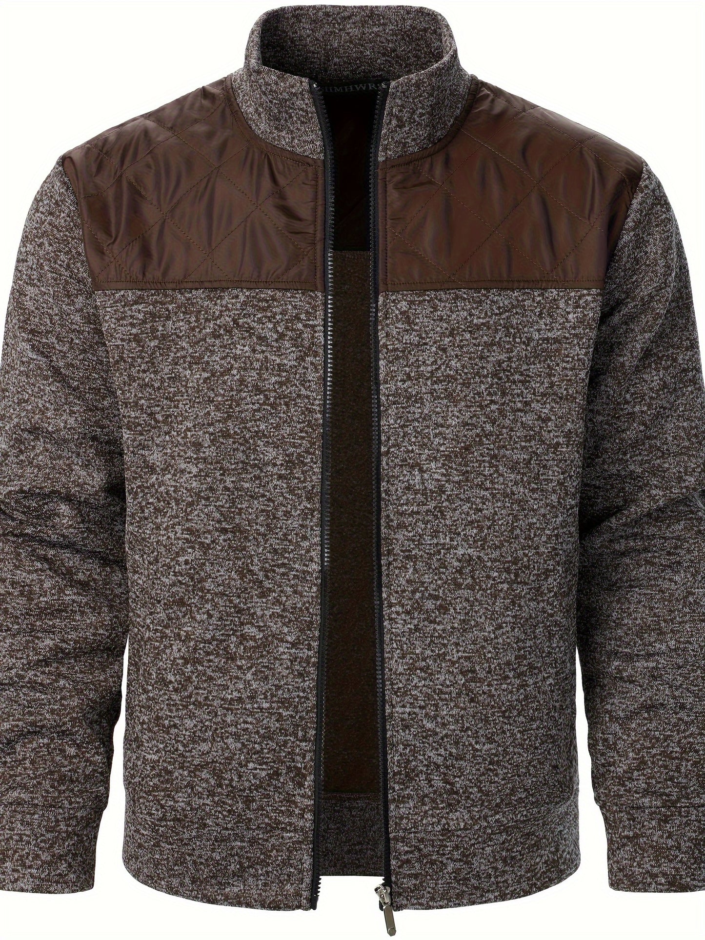 Stylish quilted jacket for men, perfect for spring and autumn outdoor wear. Great as a gift.