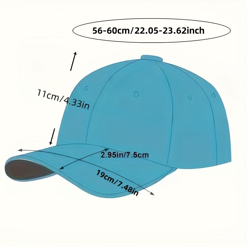 1 retro torn baseball cap with letter embroidery, suitable for both men and women.