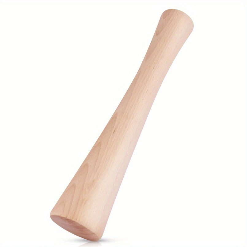 Solid Wood Sauerkraut Pounder Ideal for Fermenting Vegetables in Mason Jars.