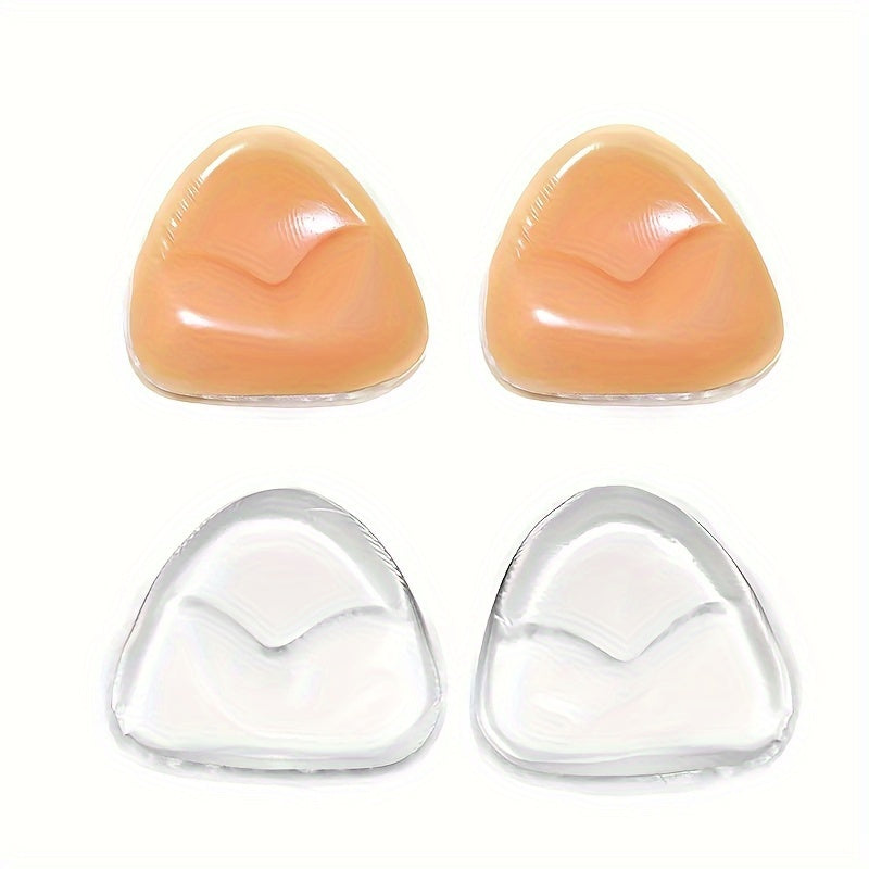 Silicone bra inserts for enhancing bikini, underwear, and lingerie.