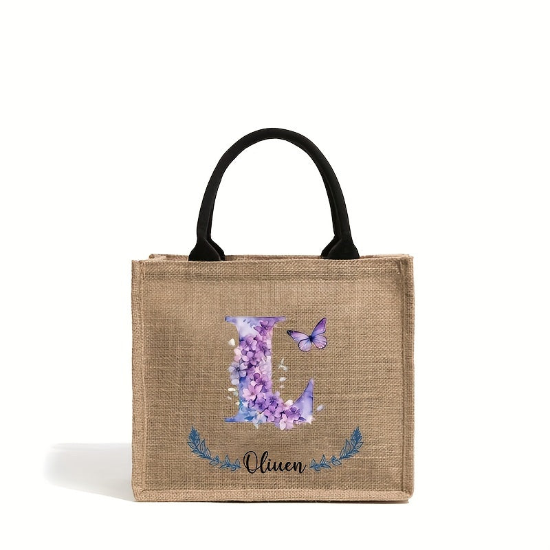 Personalized Bridesmaid Tote Bag for Parties - Customizable Design, Stylish Handbag for Weddings & Bachelorette Parties, Lightweight Polyester with Secure Closure, Foldable for Convenience