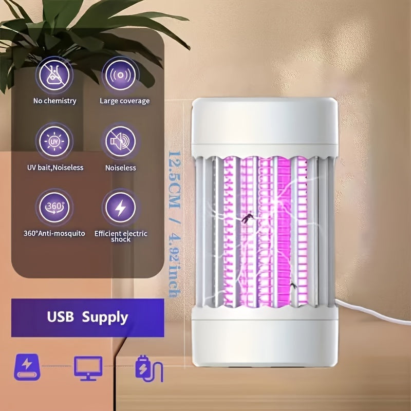 Safe and effective home mosquito trap powered by USB with voltage of 36V or lower.