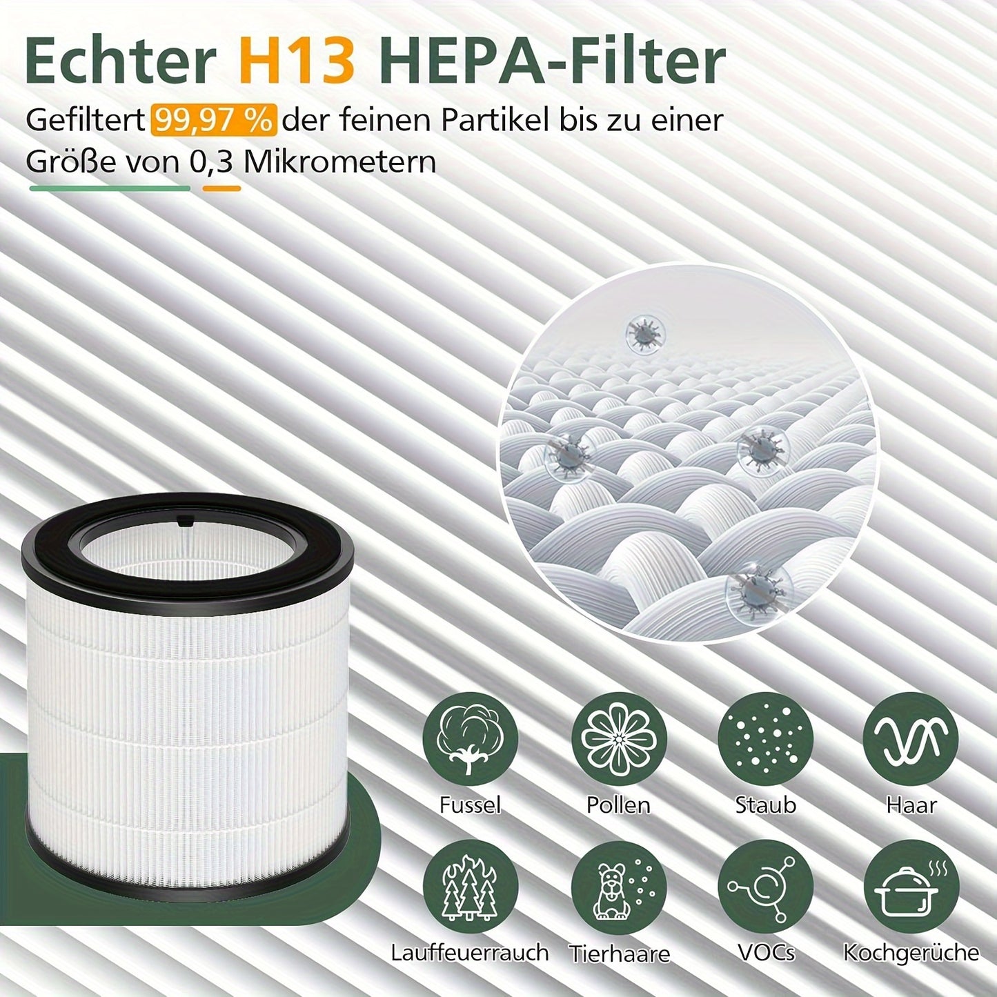 1 dona 3-in-1 faol uglerod filtri 800 seriyali havo tozalagichlari uchun, AC0830/10 AC0820/10 AC0820/30 AC0819/10 bilan mos keladi, tozalash vositalari